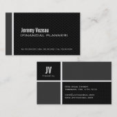 Cartes de visite modernes de planificateur (Devant / Derrière)
