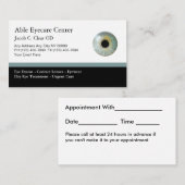 Cartes de visite modernes de rendez-vous (Devant / Derrière)