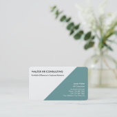 Cartes de visite modernes de ressources humaines (Debout devant)