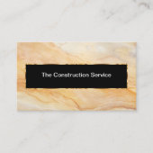 Cartes de visite modernes de services de construct (Devant)