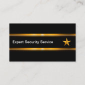 Cartes de visite modernes de services de sécurité  (Devant)