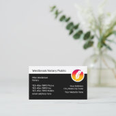 Cartes de visite modernes des services publics de  (Debout devant)