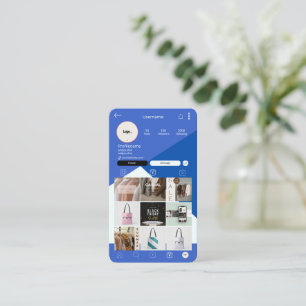 Cartes de visite modernes du code QR Connexion