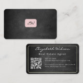 Cartes de visite modernes élégantes avec QR code e (Devant / Derrière)
