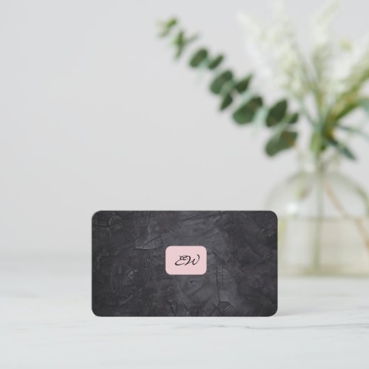 Cartes de visite modernes élégantes avec QR code p (Debout devant)