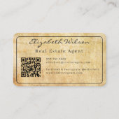 Cartes de visite modernes élégantes avec QR code p (Dos)