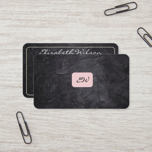 Cartes de visite modernes élégantes avec QR code p (Devant/Arrière en situation)