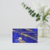 Cartes de visite modernes en pierre bleue (Debout devant)