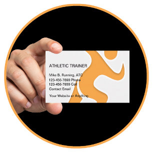 Cartes de visite modernes et cool pour entraîneur