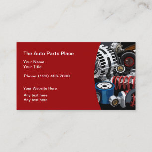 Cartes de visite modernes et cool pour pièces auto