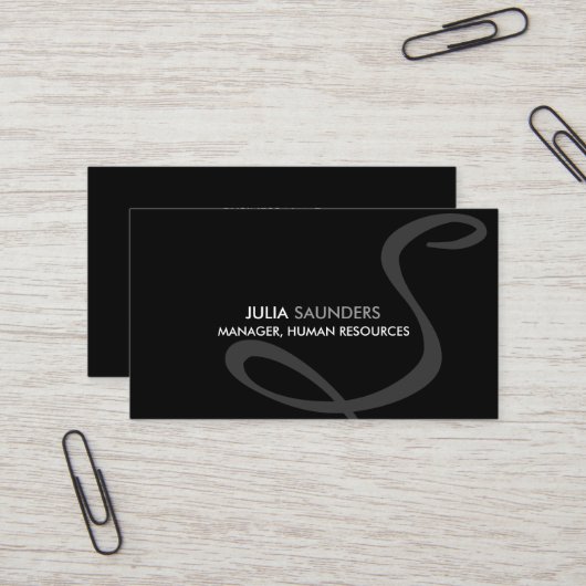 Cartes de visite modernes et élégants de (Devant/Arrière en situation)