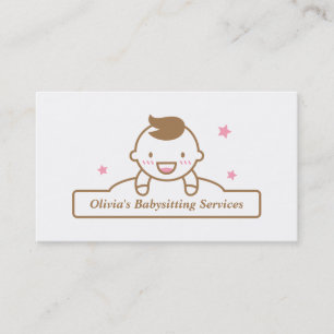 Cartes de visite modernes et mignonnes pour garçon