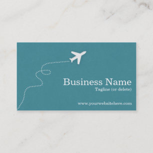 Cartes de visite modernes et simples de voyage