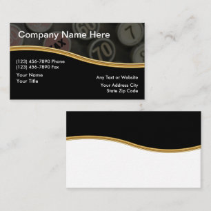 Cartes de visite modernes pour comptable
