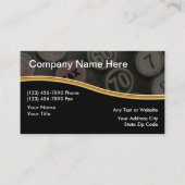 Cartes de visite modernes pour comptable (Devant)