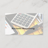 Cartes de visite modernes pour comptable CPA (Devant)
