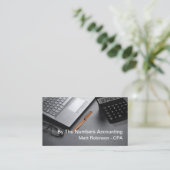 Cartes de visite modernes pour comptable CPA (Debout devant)