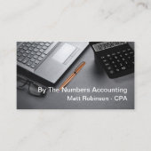 Cartes de visite modernes pour comptable CPA (Devant)