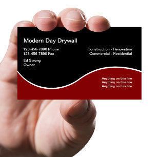 Cartes de visite modernes pour entrepreneur en clo