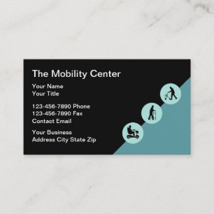 Cartes de visite modernes pour la mobilité médical