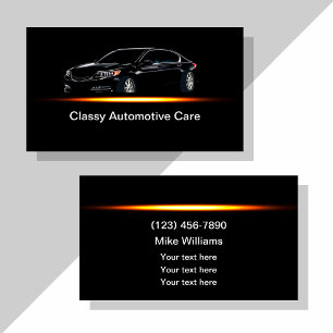Cartes de visite modernes pour services automobile