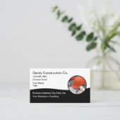 Cartes de visite modernes pour services de constru (Debout devant)
