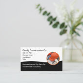 Cartes de visite modernes pour services de constru (Debout devant)