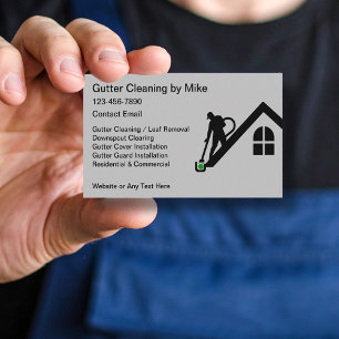 Cartes de visite modernes pour services de nettoya