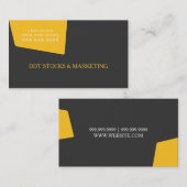 Cartes de visite modernes professionnelles pour le (Devant / Derrière)