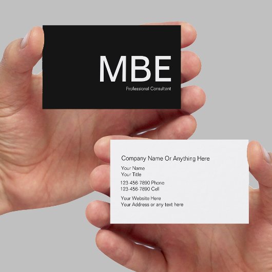 Cartes de visite modernes professionnels