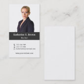 Cartes de visite modernes professionnels de (Devant / Derrière)