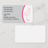 Cartes de visite modernes sur le thème tropical du (Devant / Derrière)