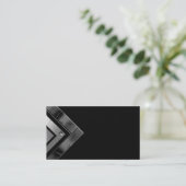 Cartes de visite modernes uniques de professionnel (Debout devant)