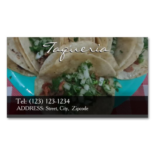 cartes de visite modifiables hamburgers (devant)