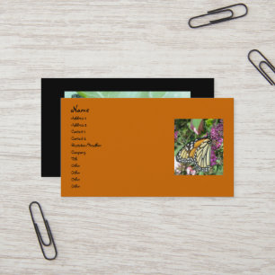 Cartes de visite Monarch Butterfly