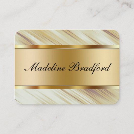 Cartes de visite monogramme modernes (Devant)