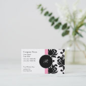 Cartes de visite monogramme pour dames (Debout devant)