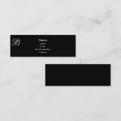 Cartes de visite MonogrammeB (Devant / Derrière)
