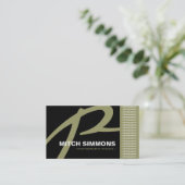 Cartes de visite monogrammes (Debout devant)