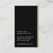 Cartes de visite monogrammes (Dos)