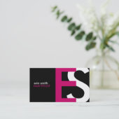Cartes de visite monogrammes (Debout devant)