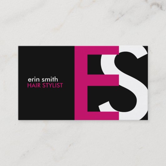 Cartes de visite monogrammes (Devant)