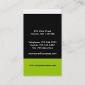 Cartes de visite monogrammes (Dos)