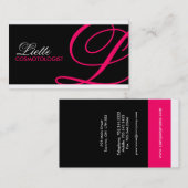 Cartes de visite monogrammes (Devant / Derrière)