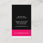 Cartes de visite monogrammes (Dos)