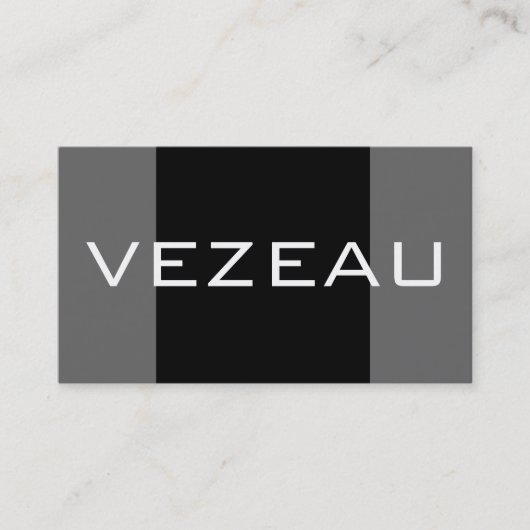 Cartes de visite monogrammes (Devant)