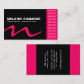 Cartes de visite monogrammes (Devant / Derrière)