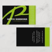 Cartes de visite monogrammes (Devant / Derrière)