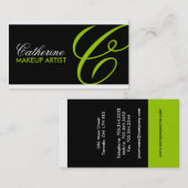 Cartes de visite monogrammes (Devant / Derrière)