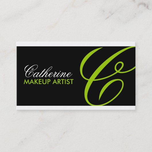 Cartes de visite monogrammes (Devant)